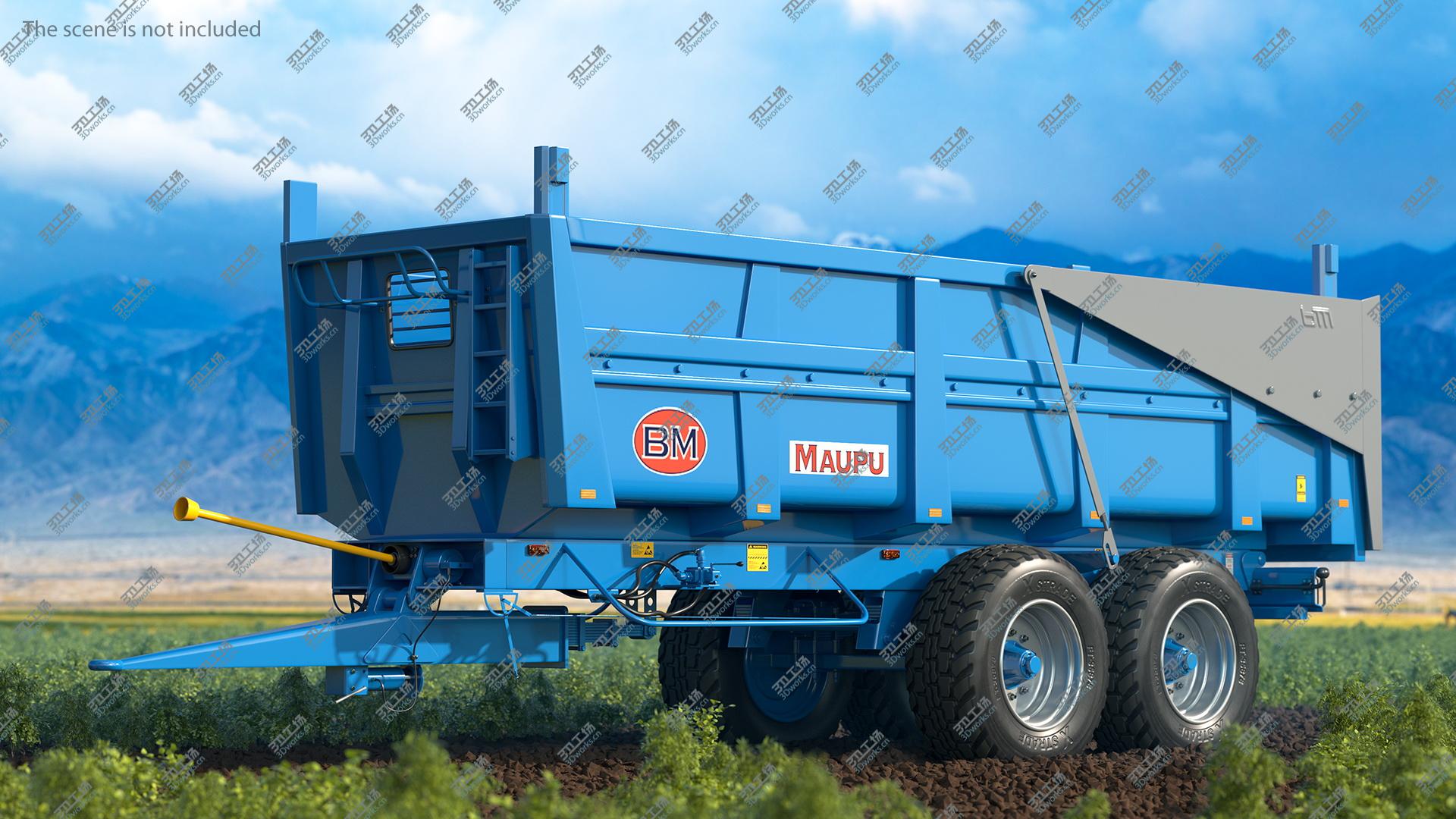 images/goods_img/202105074/3D Maupu 18t Trailer Clean model/5.jpg